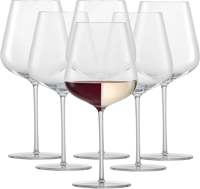 Zwiesel Glas Vervino Allround Glass (Set of 6), Wine Glasses for Red, White and Sparkling Wine, Dishwasher-Safe Tritan Crystal Glasses, Made in Germany (23 Ounce)